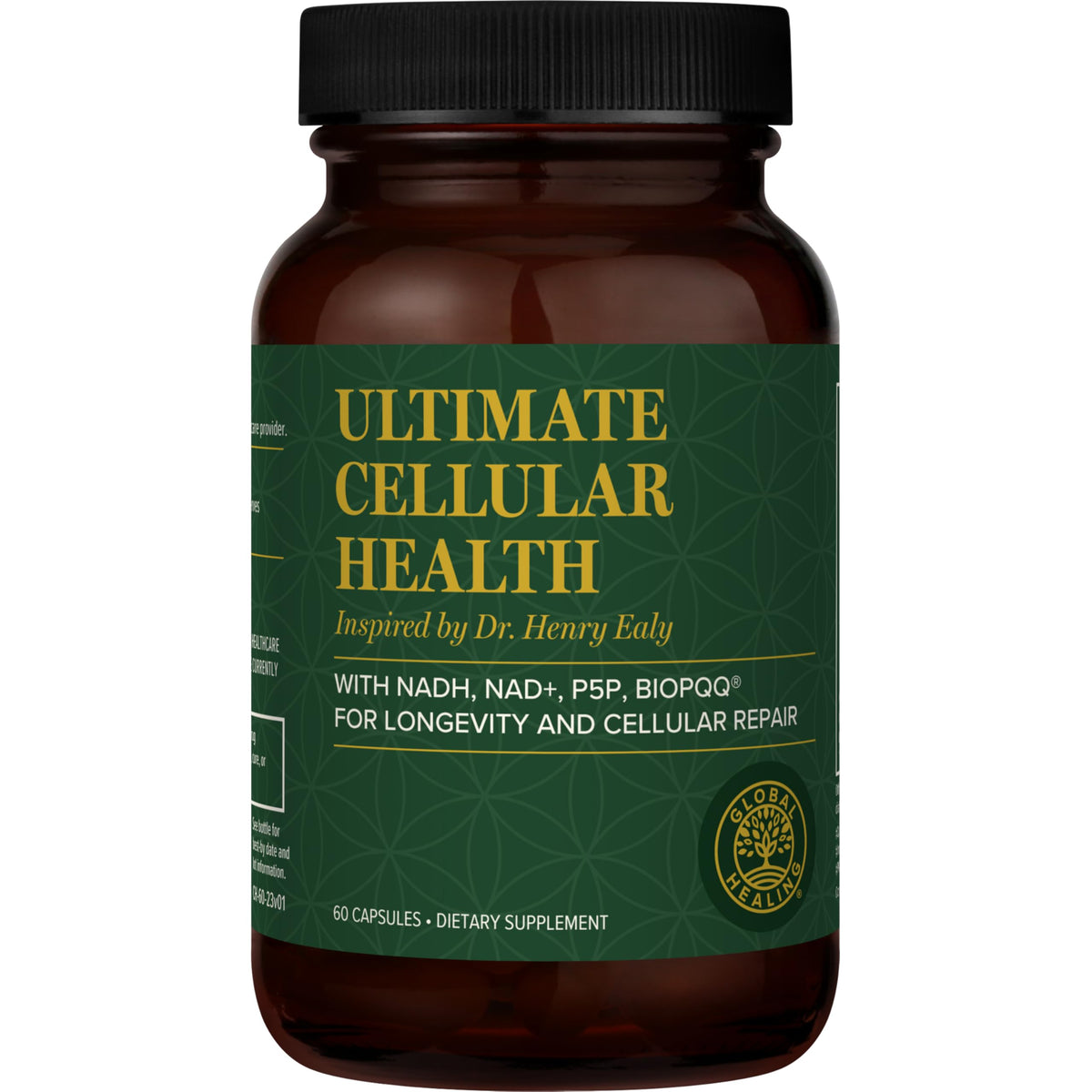 Complément NAD+ Global Healing Center 60 capsules vue de face