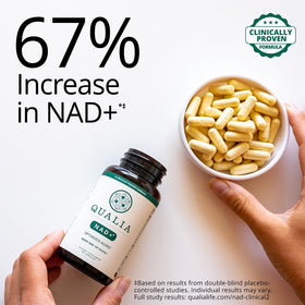 Complément NAD+ QUALIA LIFE SCIENCES avec des ingrédients clés