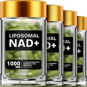 Complément NAD+ Resurrected Health vue avant avec emballage