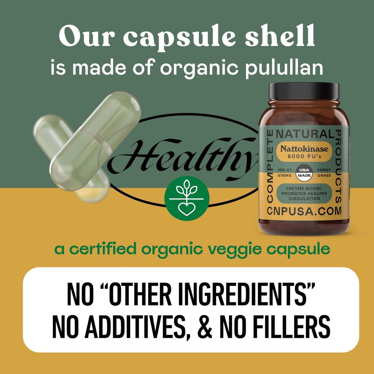 Complément Nattokinase 570mg avec d'autres produits de bien-être