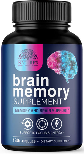 Complément Nature's Strength Mémoire 180 capsules vue de face