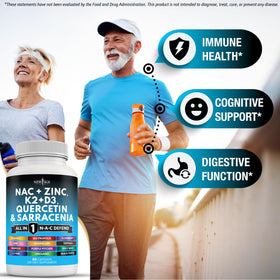 Complément NEW AGE NAC avec capsules sur fond blanc