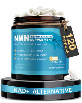 Complément NMN 1000mg SRUKEARIE vue de face avec étiquette