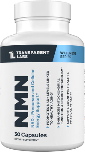 Complément NMN 600 mg Transparent Labs vue avant