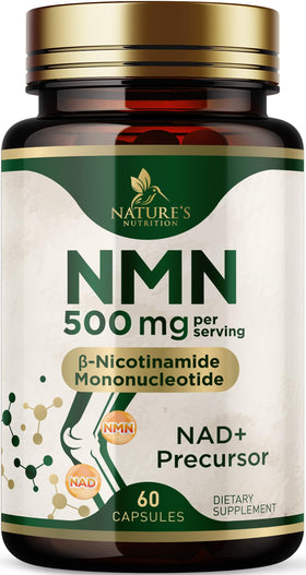 Complément NMN de Nature's Nutrition - 500 mg - Capsule végétale