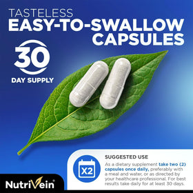 Complément Nutrivein Resvératrol NAD+ sur une table en bois