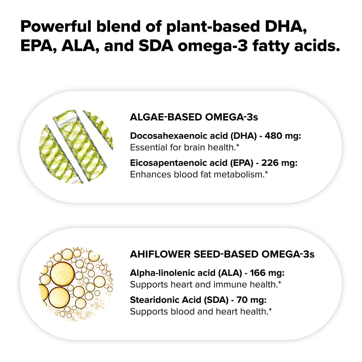 Complément Omega 3 Végétal avec goût d'orange naturel