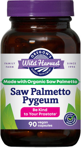 Complément Oregon's Wild Harvest Saw Palmetto Bio en capsules végétales