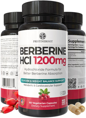 Complément PristineRoot Berbérine 1200mg boîte avant vue