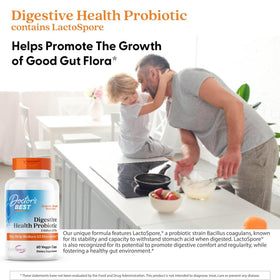 Complément probiotique Doctor's BEST avec capsules et étiquette détaillée