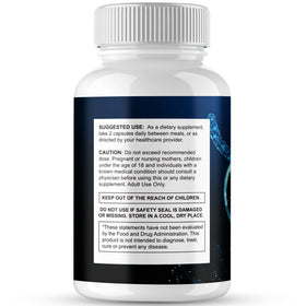 Complément Prostate Max d'IDEAL PERFORMANCE, vue arrière du packaging