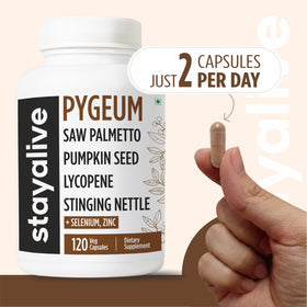 Complément Pygeum Africanum STAY ALIVE dans son emballage