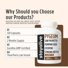 Complément Pygeum Africanum STAY ALIVE vu de côté