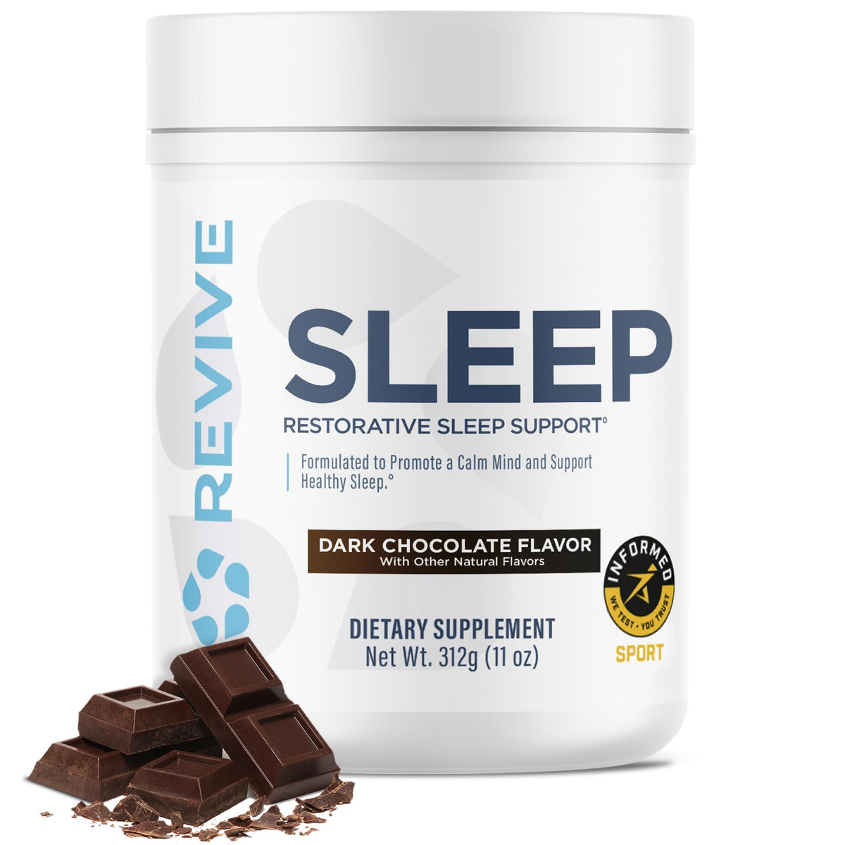 Complément Revive Sommeil Chocolat Noir, vue avant