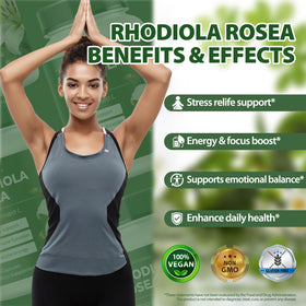 Complément Rhodiola Rosea NOQONME, vue de côté