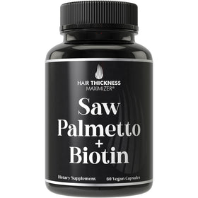 Complément Saw Palmetto + Biotine 1000mg vue avant