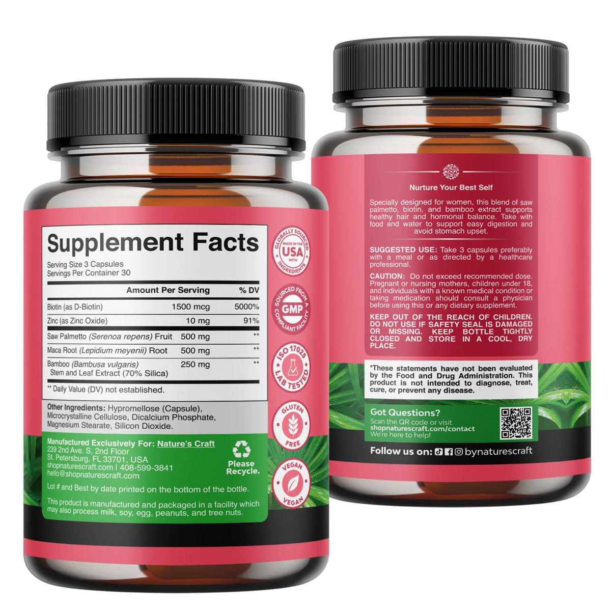 Complément Saw Palmetto prêt à être utilisé