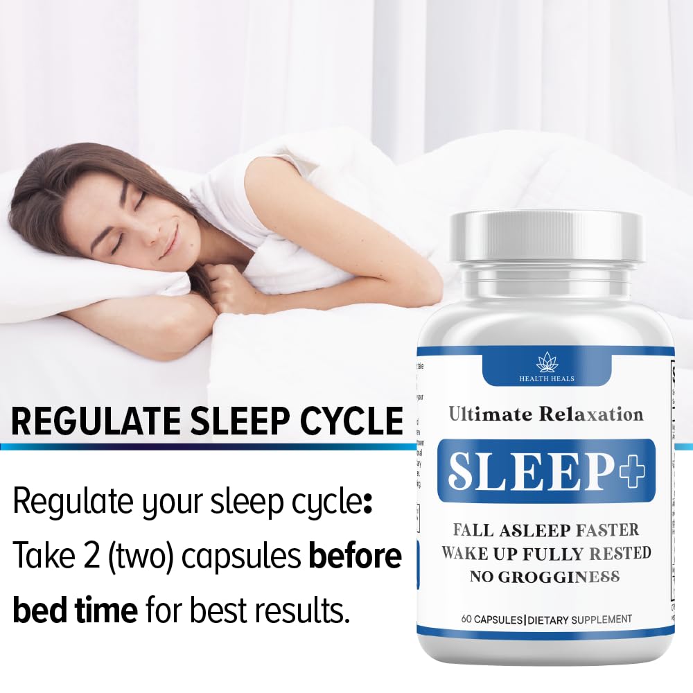 Complément sommeil Health Heals avec fond naturel