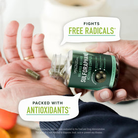 Complément Sulforaphane 50MG SMNutrition, présentation sur fond neutre