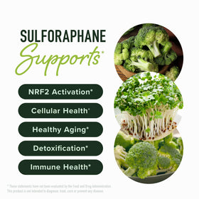 Complément Sulforaphane 50MG SMNutrition, vue arrière de l'emballage