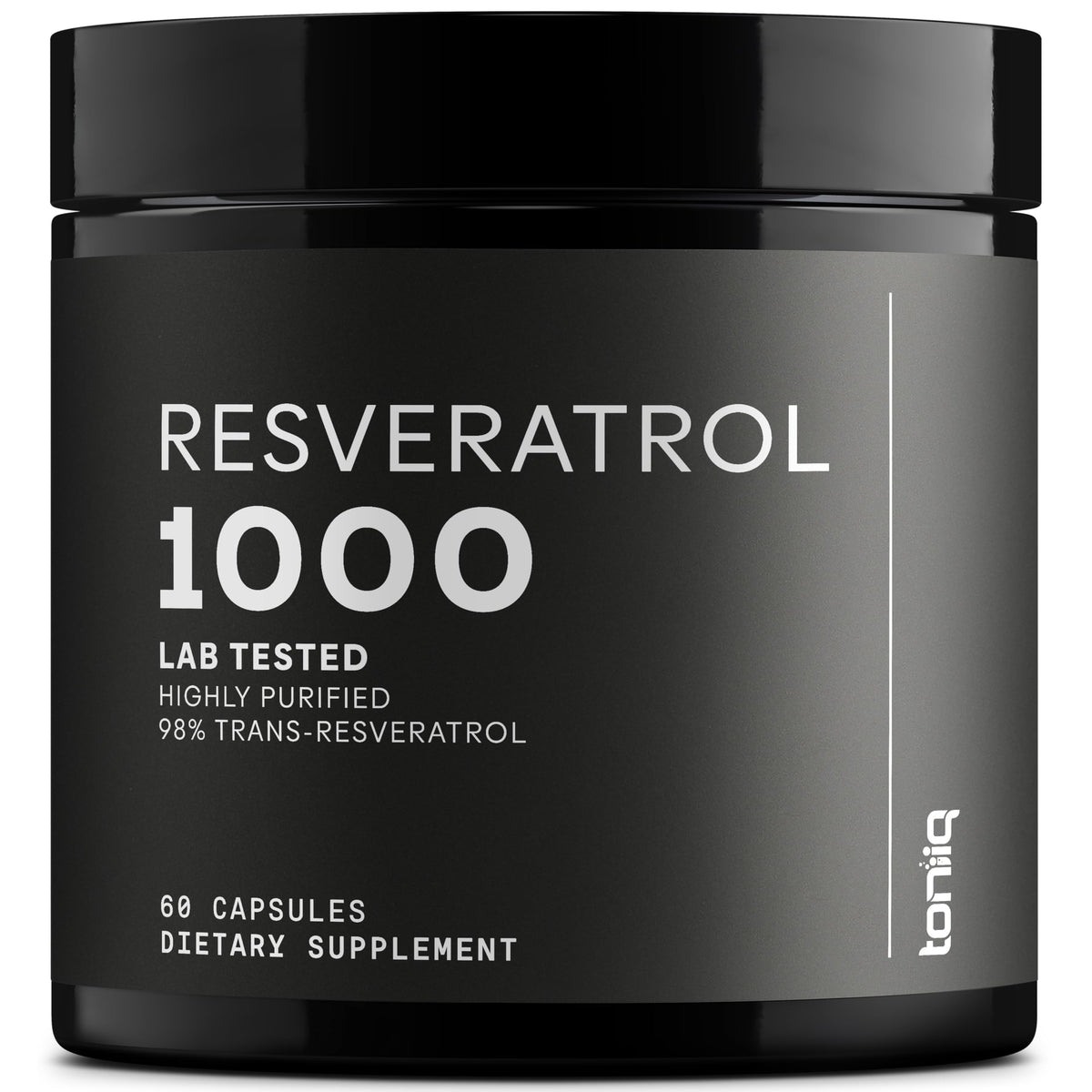 Complément Toniiq Resvératrol Trans 1000mg vue de face