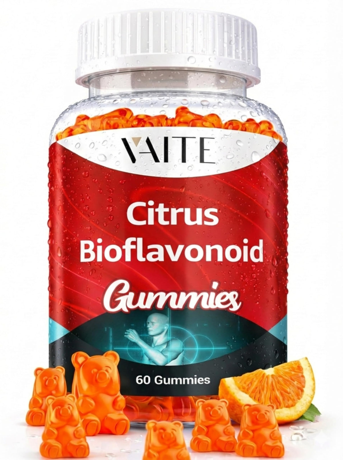 Complément VAITE Bioflavonoïdes Agrumes 1000mg format gomme vue avant
