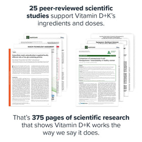 Complément Vitamine D3 K2 LEGION sur un fond neutre