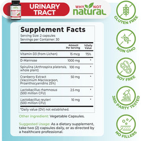 Compléments 5-en-1 UTI Why Not Natural capsules