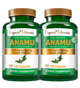 Compléments Alimentaires Anamu 1250mg en bouteille vue de face