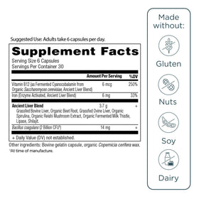 Compléments alimentaires Ancient Nutrition avec ingrédients naturels