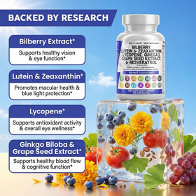 Compléments Alimentaires Clean Nutraceuticals Luteine 40mg vue de côté