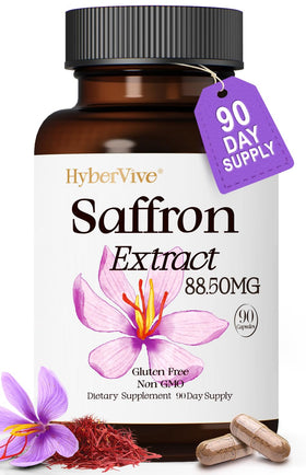Compléments alimentaires de safran HyberVive 88,5 mg vue avant
