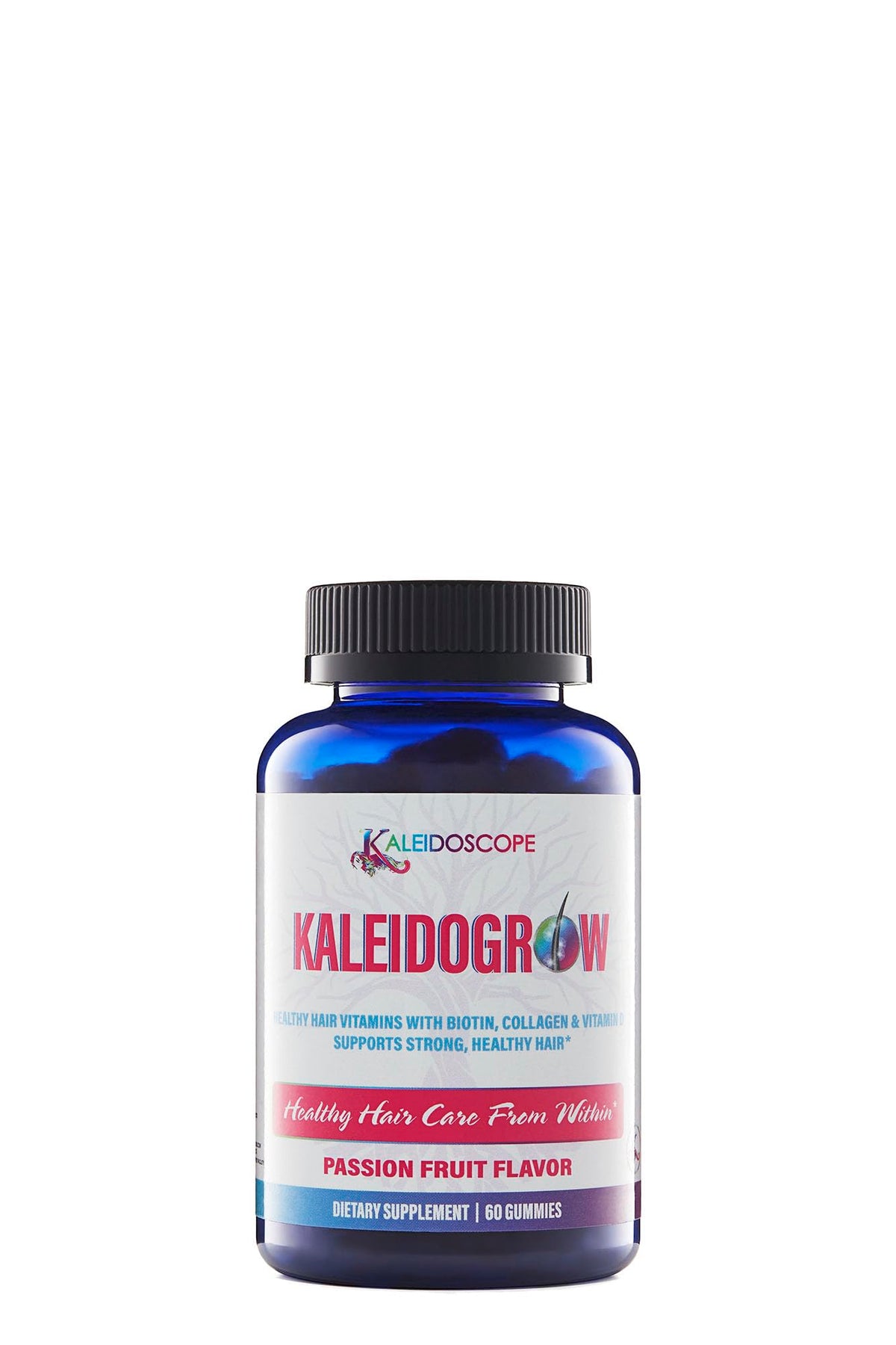 Compléments alimentaires Kaleidoscope pour cheveux, boîte de 60 capsules
