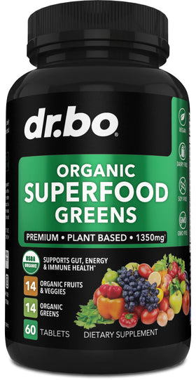 Compléments alimentaires Superfood Bio DR. BO, vue de face