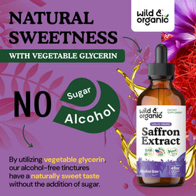 Compléments au safran Wild & Organic avec des ingrédients naturels
