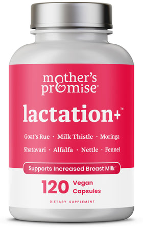 Compléments Mother's Promise pour allaitement, 120 capsules végétaliennes, vue de l'emballage