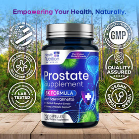 Compléments Prostate 3x force sur fond blanc