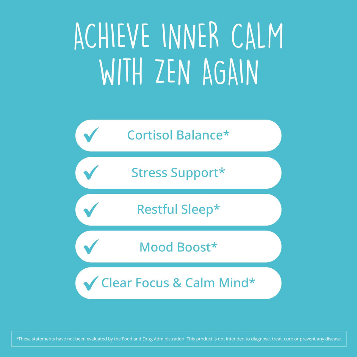Compléments Zen Again placés sur une table en bois