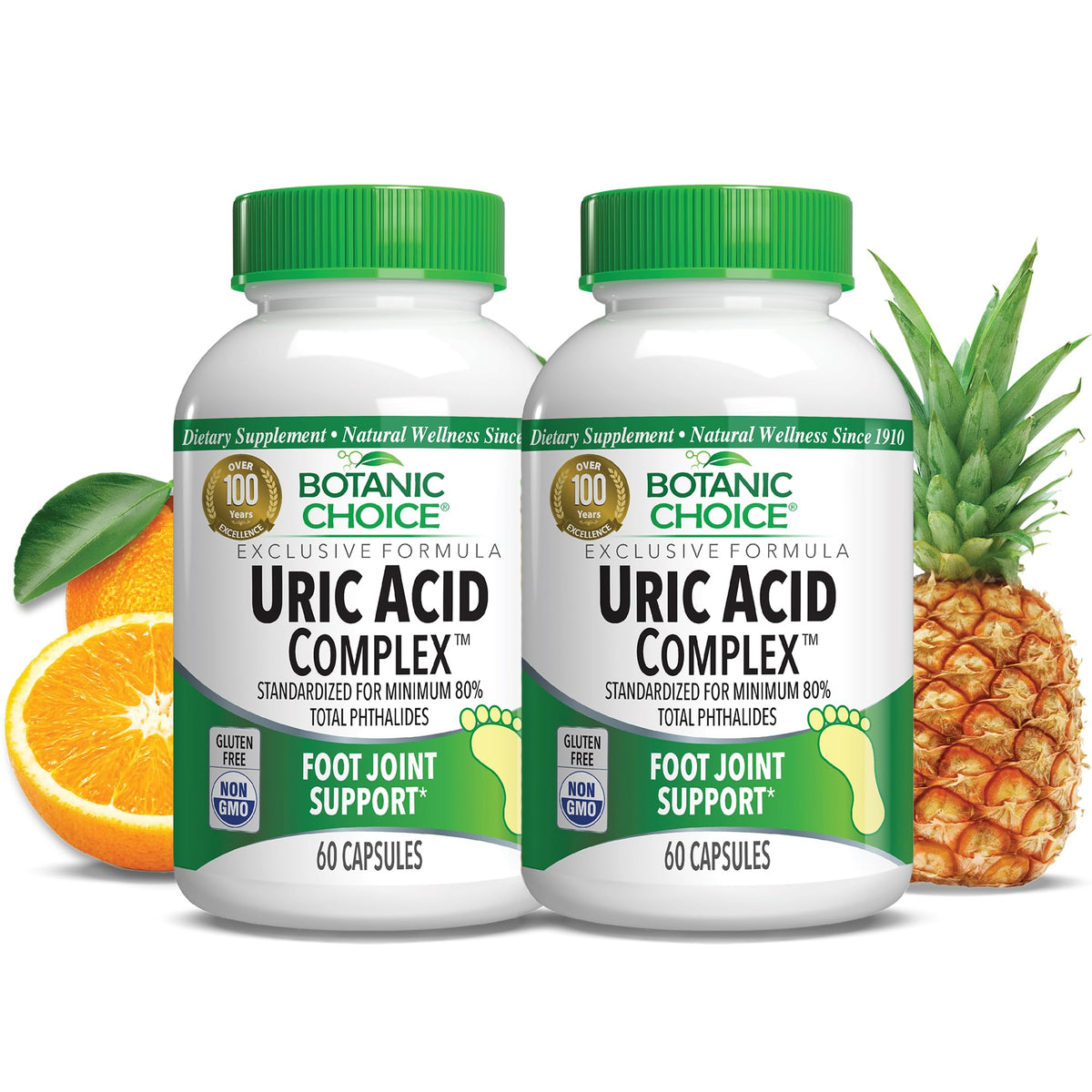Complexe acide urique Botanic Choice pack de 2 devant