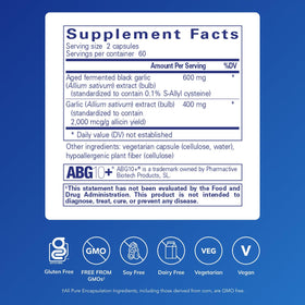 Complexe Ail Pure Encapsulations boîte avec étiquettes