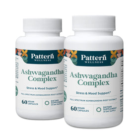 Complexe Ashwagandha Pattern Wellness 120 capsules végétales, emballage avant