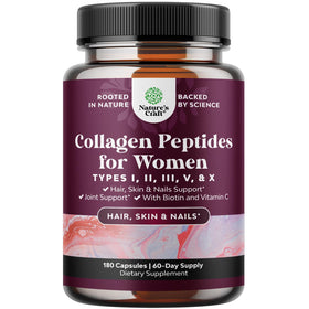 Complexe Avancé de Collagène Natures Craft 180 capsules vue avant