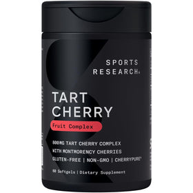 Complexe de Cerise Acidulée Sports Research 800mg gélules front view