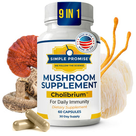 Complexe de champignons Cholibrium 9-en-1 1330 mg, vue avant
