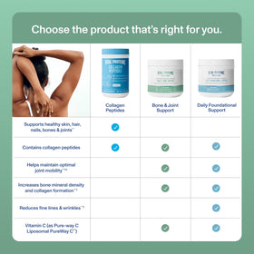 Complexe de Collagène Bioactif Vital Proteins sur une table en bois