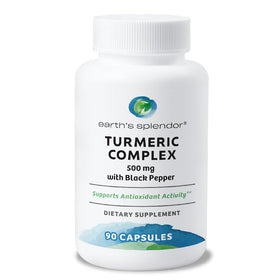 Complexe de curcuma 500mg avec poivre noir, emballage avant