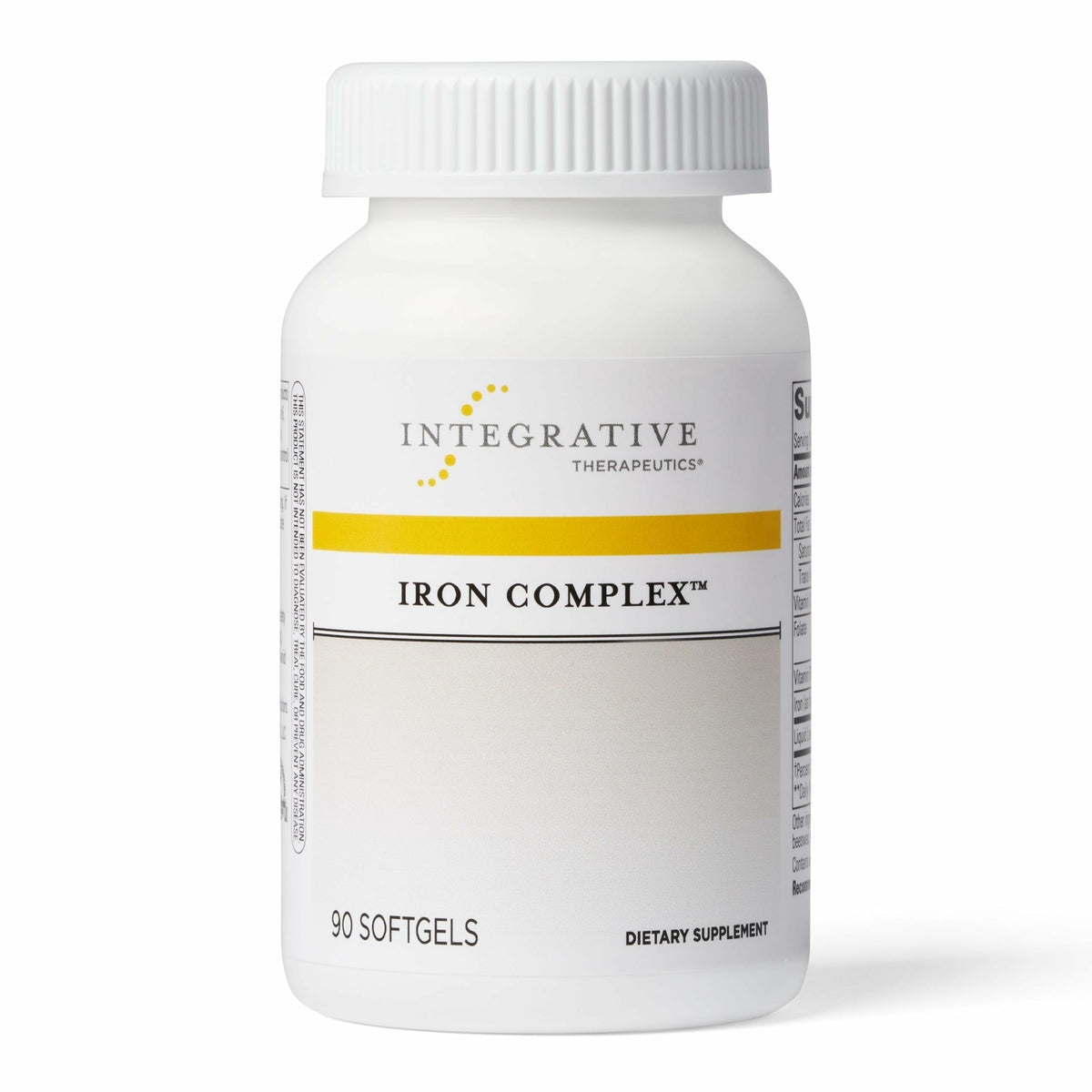 Complexe de Fer Integrative Therapeutics - Flacon de 90 gélules molles