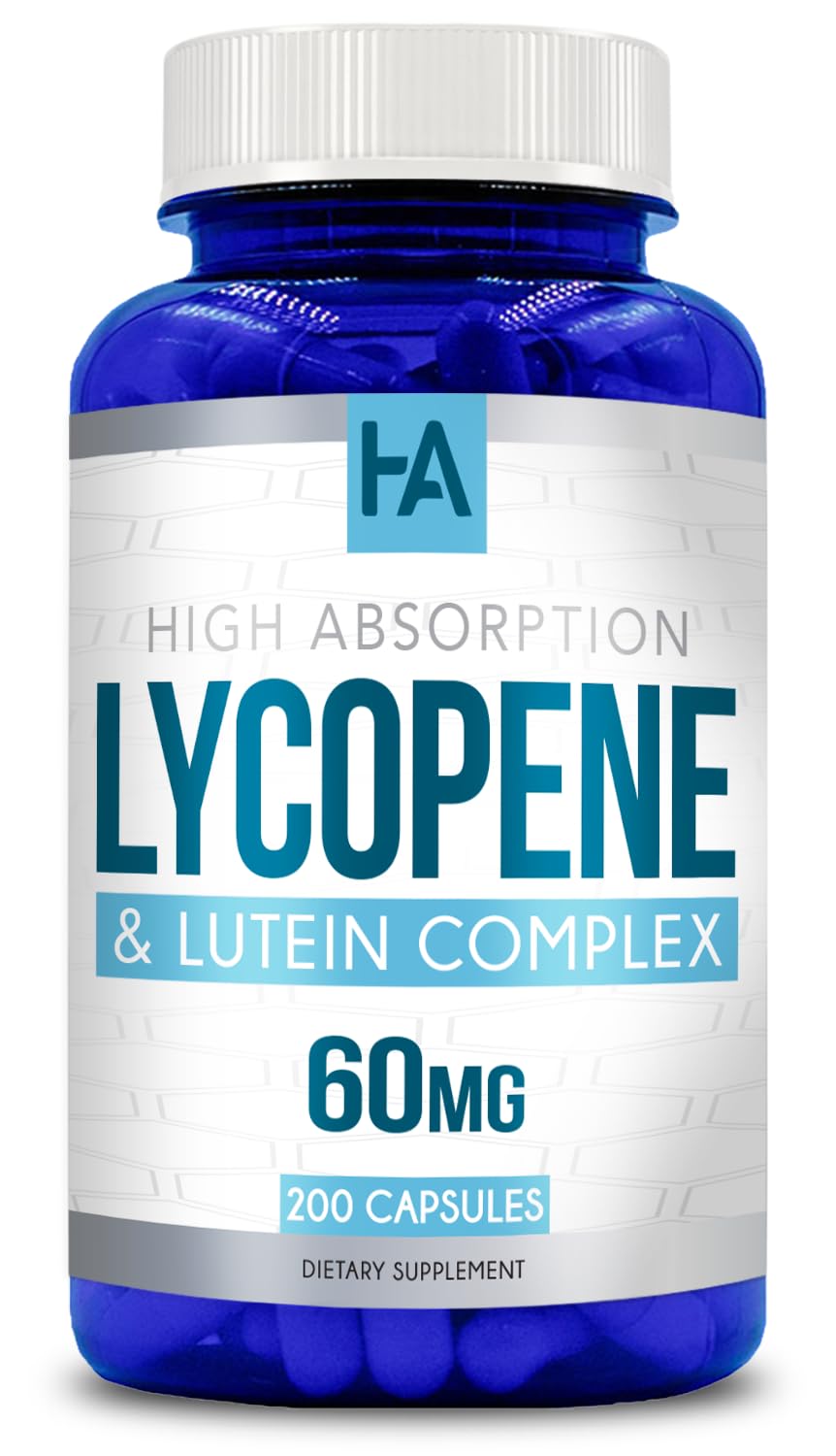 Complexe de Lycopène et Lutéine Healing Awakening 200 capsules végétales vue de face