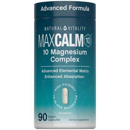 Complexe de Magnésium 10-en-1 Natural Vitality, vue de face