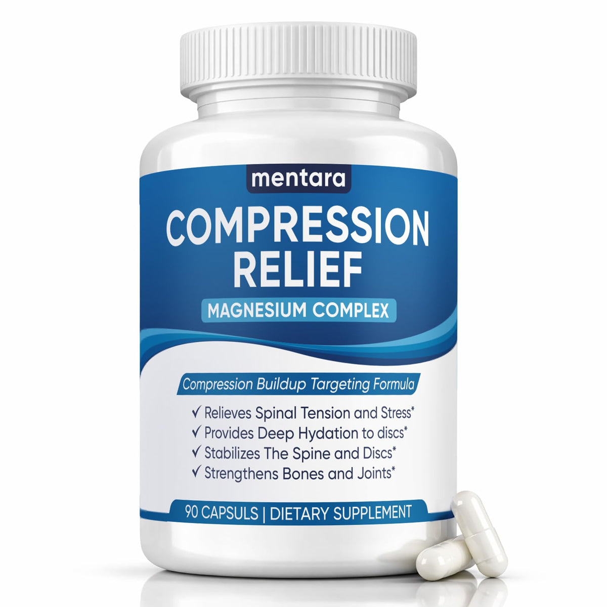 Complexe de Magnésium Awtse 500 mg 90 capsules vue avant